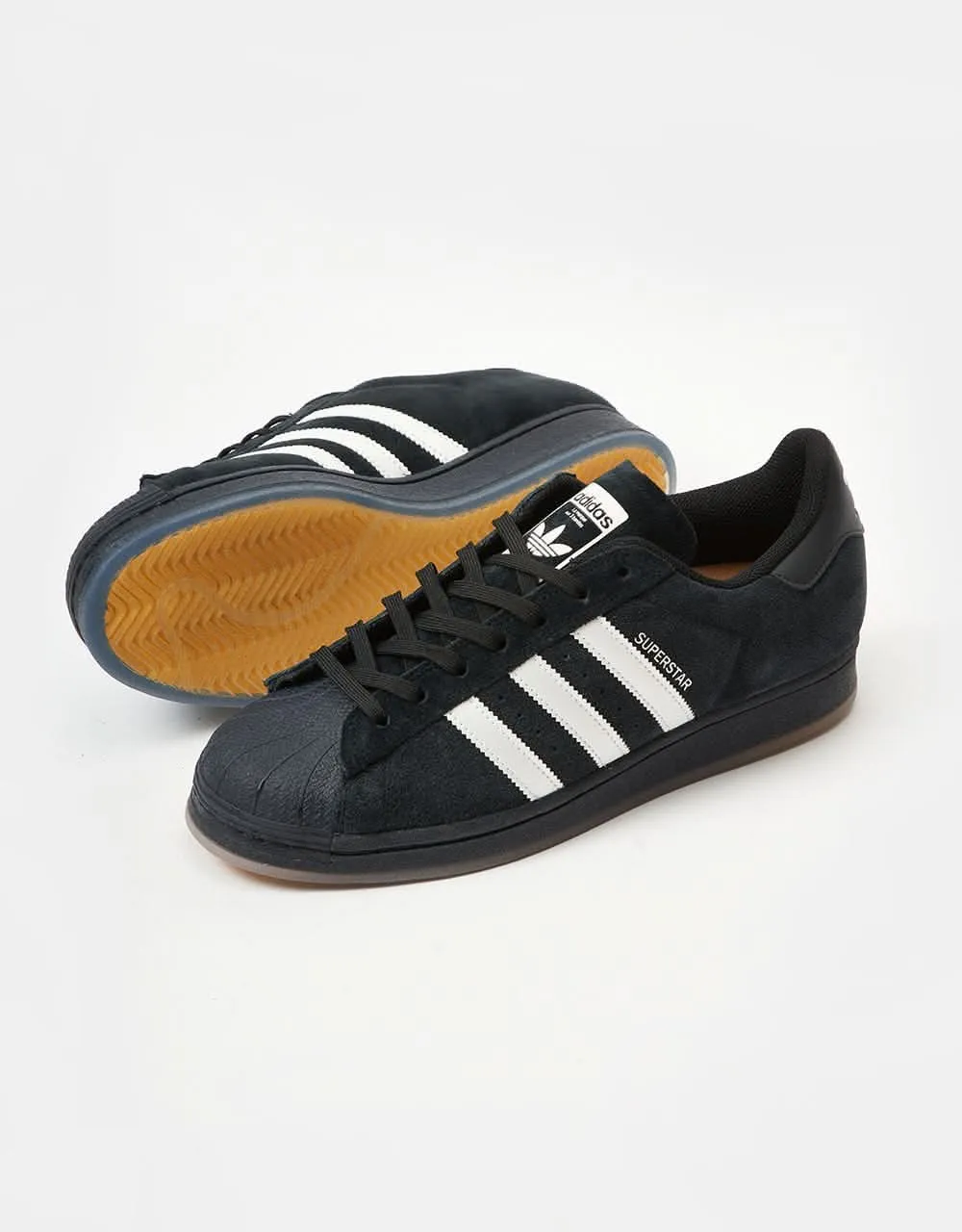 adidas Superstar ADV Skate Shoes - Core Black/Zero Metallic/Spark