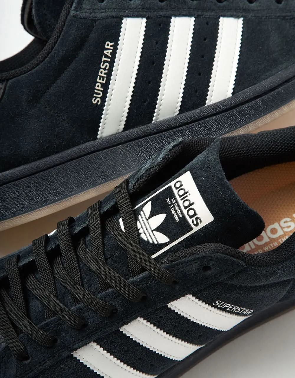 adidas Superstar ADV Skate Shoes - Core Black/Zero Metallic/Spark