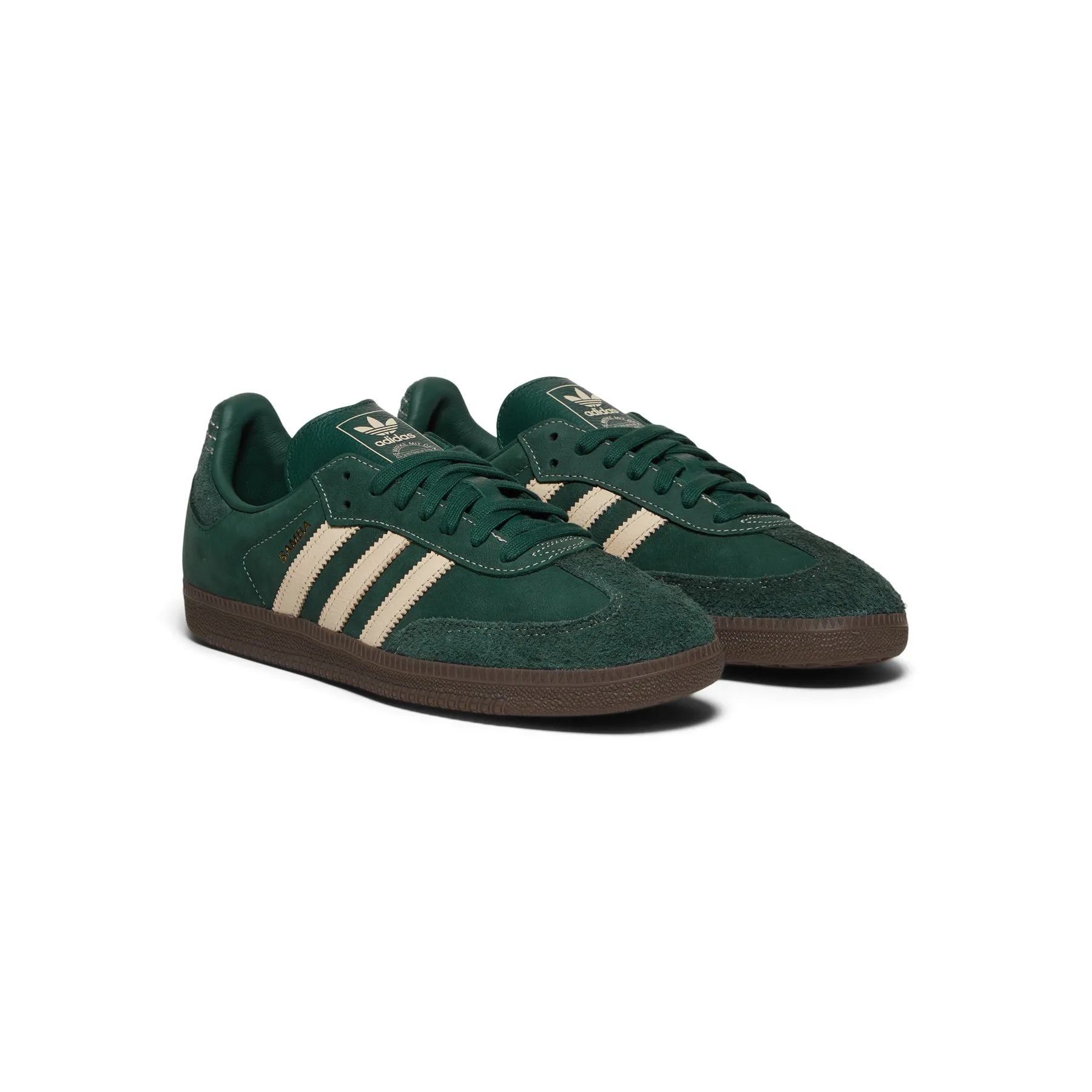 adidas Womens Samba OG (Mineral Green/Crystal Sand/Shadow Green)