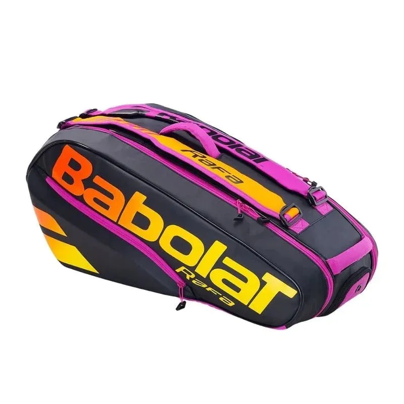 Babolat RH12 Pure Aero Rafa Black Orange Purple Tennis Bag