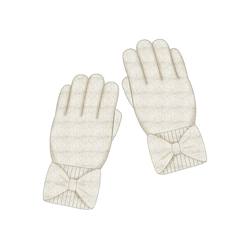 Bow Knit Gloves