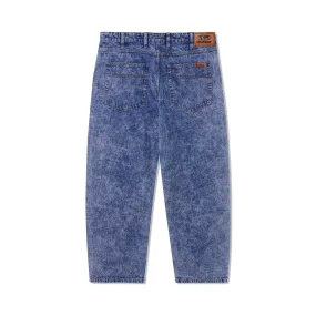 Butter Goods Web Denim Jeans - (Acid Wash Indigo)