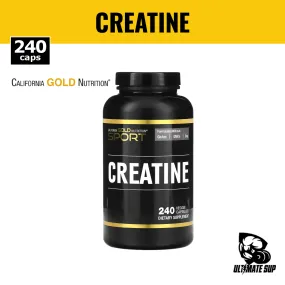 California Gold Nutrition, Creatine, 240 Veggie Capsules