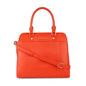 Caprese Keera Satchel Medium Orange