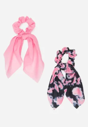 Chiffon Tail Twister Hair Tie Set