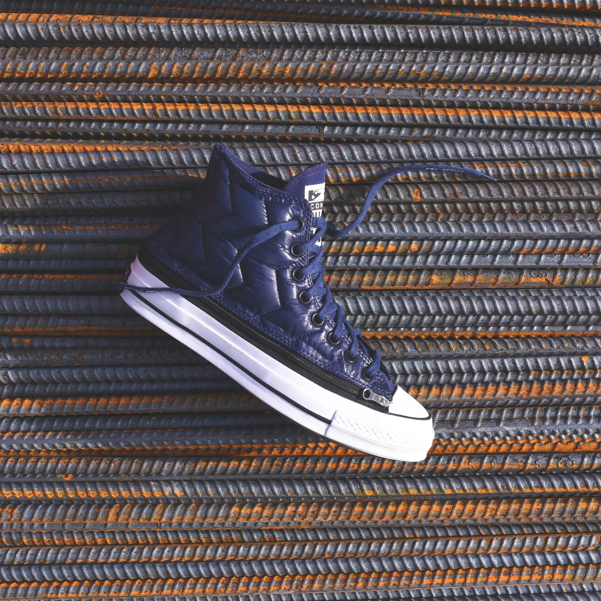 Converse x P.A.M. Chuck 70 High Zip Off - Navy / Black / White