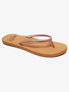 Costas Flip-Flops - Rose Gold