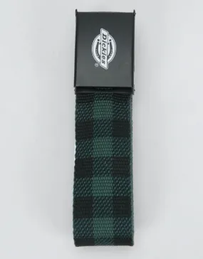 Dickies Scottsville Web Belt - Pine Green/Black