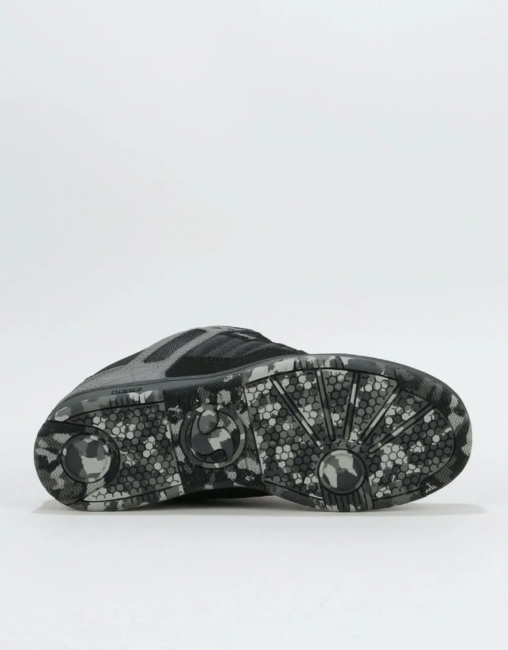 DVS Enduro 125 Skate Shoes - Black/Charcoal/Camo Nubuck