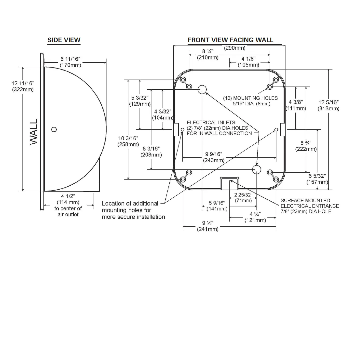 Excel XL-W-ECO XLERATOReco REPLACEMENT AIR OUTLET ASSEMBLY - ORIGINAL .8 NOZZLE (Part Ref. XL 5 / Stock# 62)