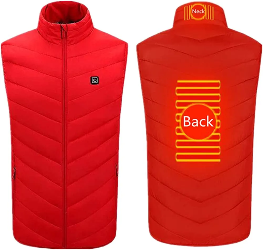 Heated Vest for Women USB Charging Sleeveless Lightweight Warm Jacket Quilted Vest