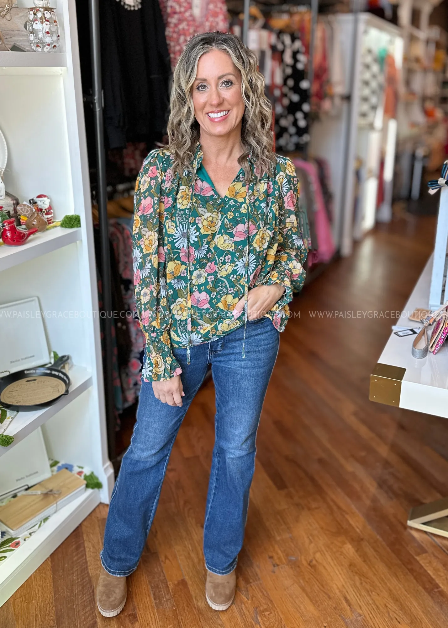 Ideal Ideas Floral Blouse