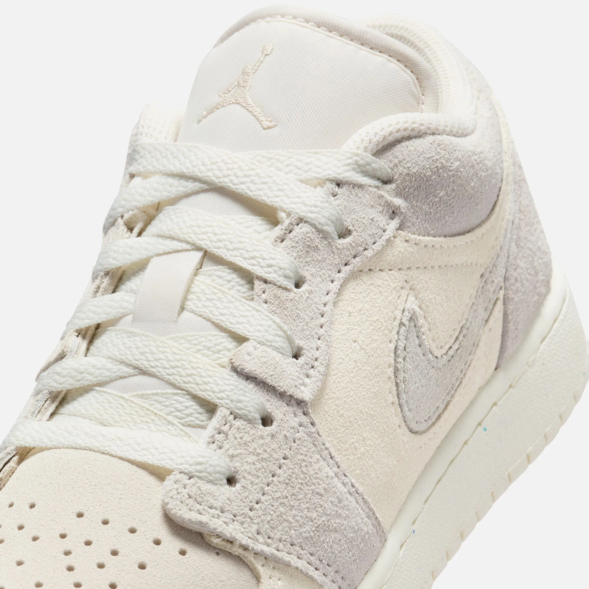 Jordan GS Air Jordan 1 Low SE Craft - Pale Ivory / Legend Light Brown / Sail