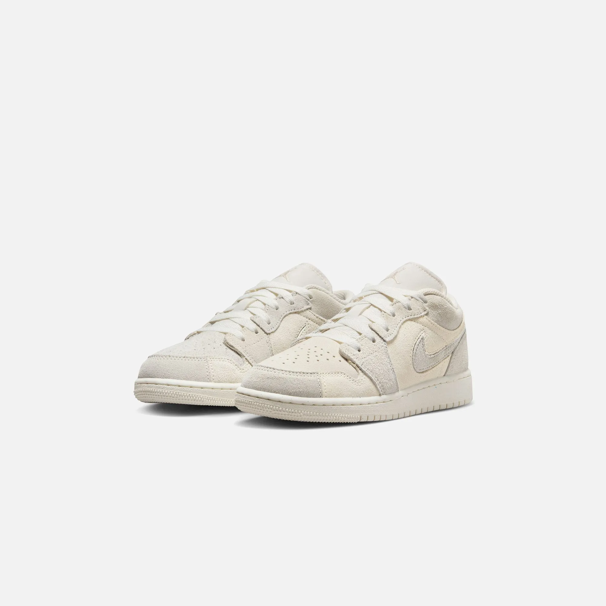 Jordan GS Air Jordan 1 Low SE Craft - Pale Ivory / Legend Light Brown / Sail