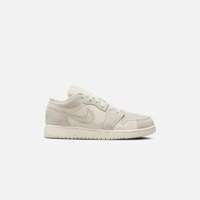 Jordan GS Air Jordan 1 Low SE Craft - Pale Ivory / Legend Light Brown / Sail