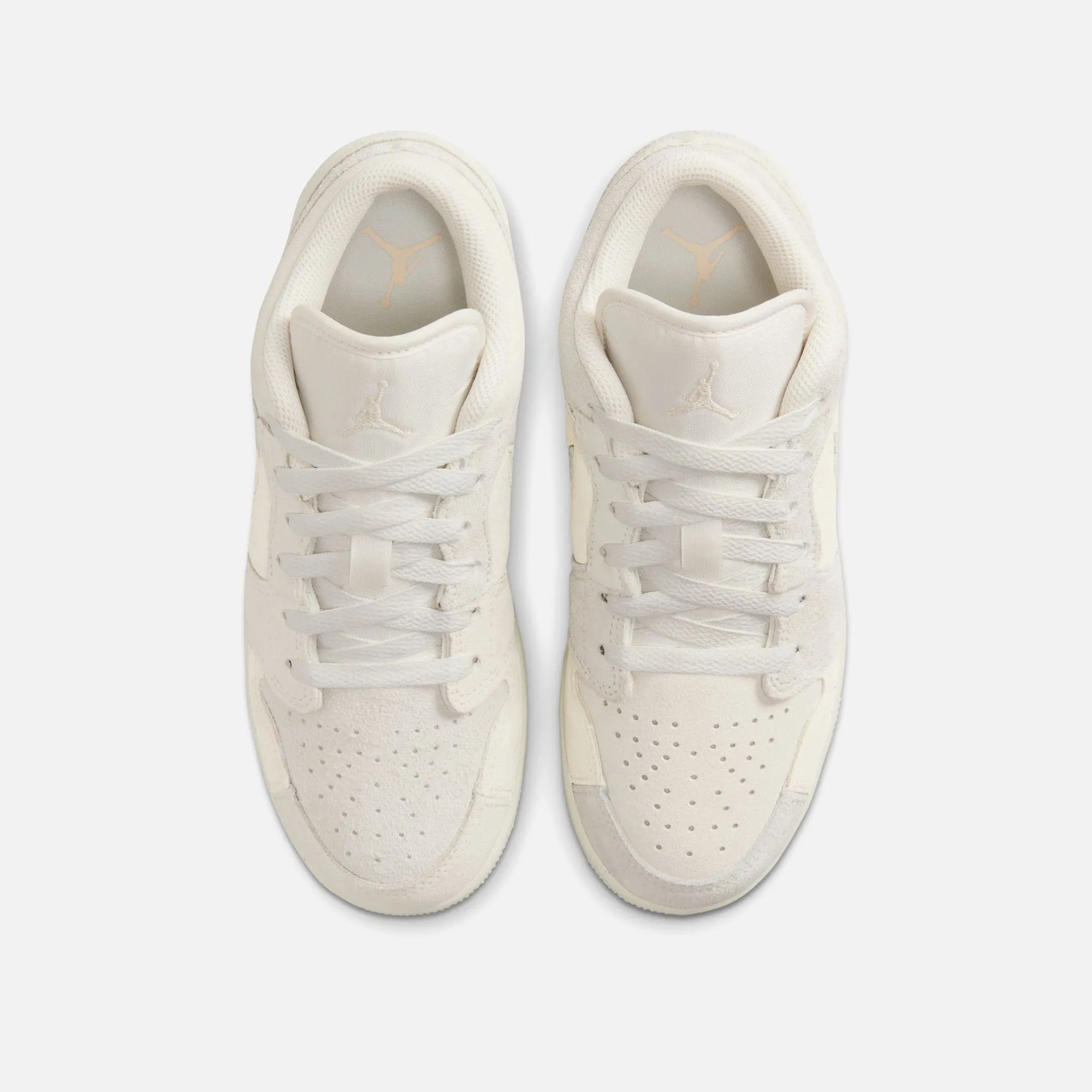 Jordan GS Air Jordan 1 Low SE Craft - Pale Ivory / Legend Light Brown / Sail