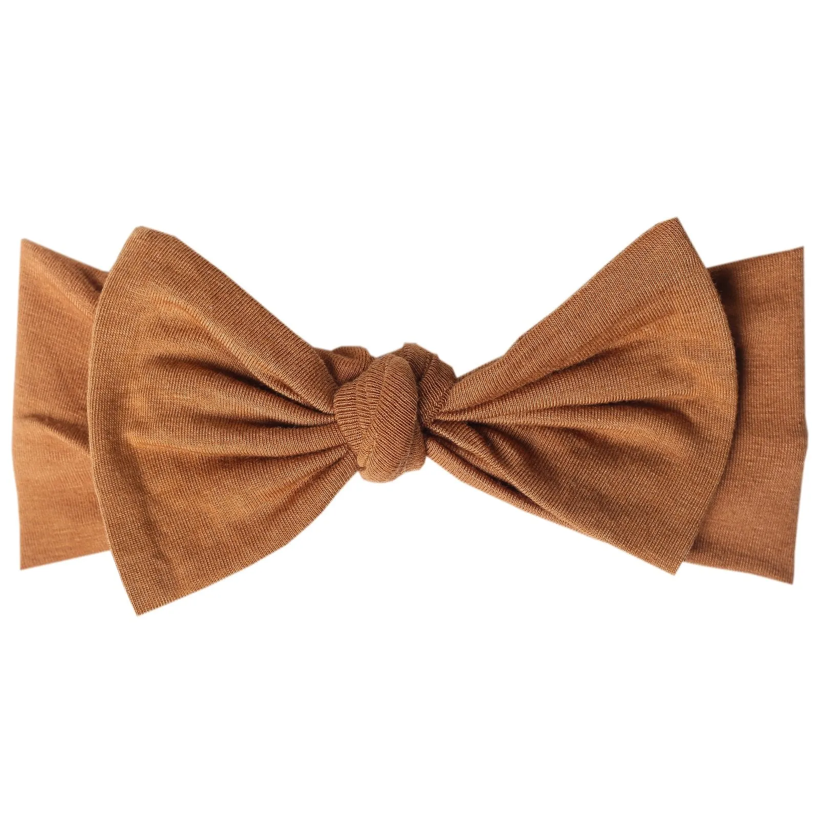 Knit Headband Bow - Camel