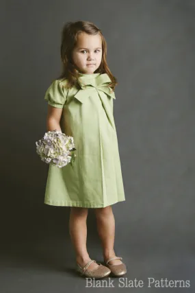 Little Bow Pleat Dress