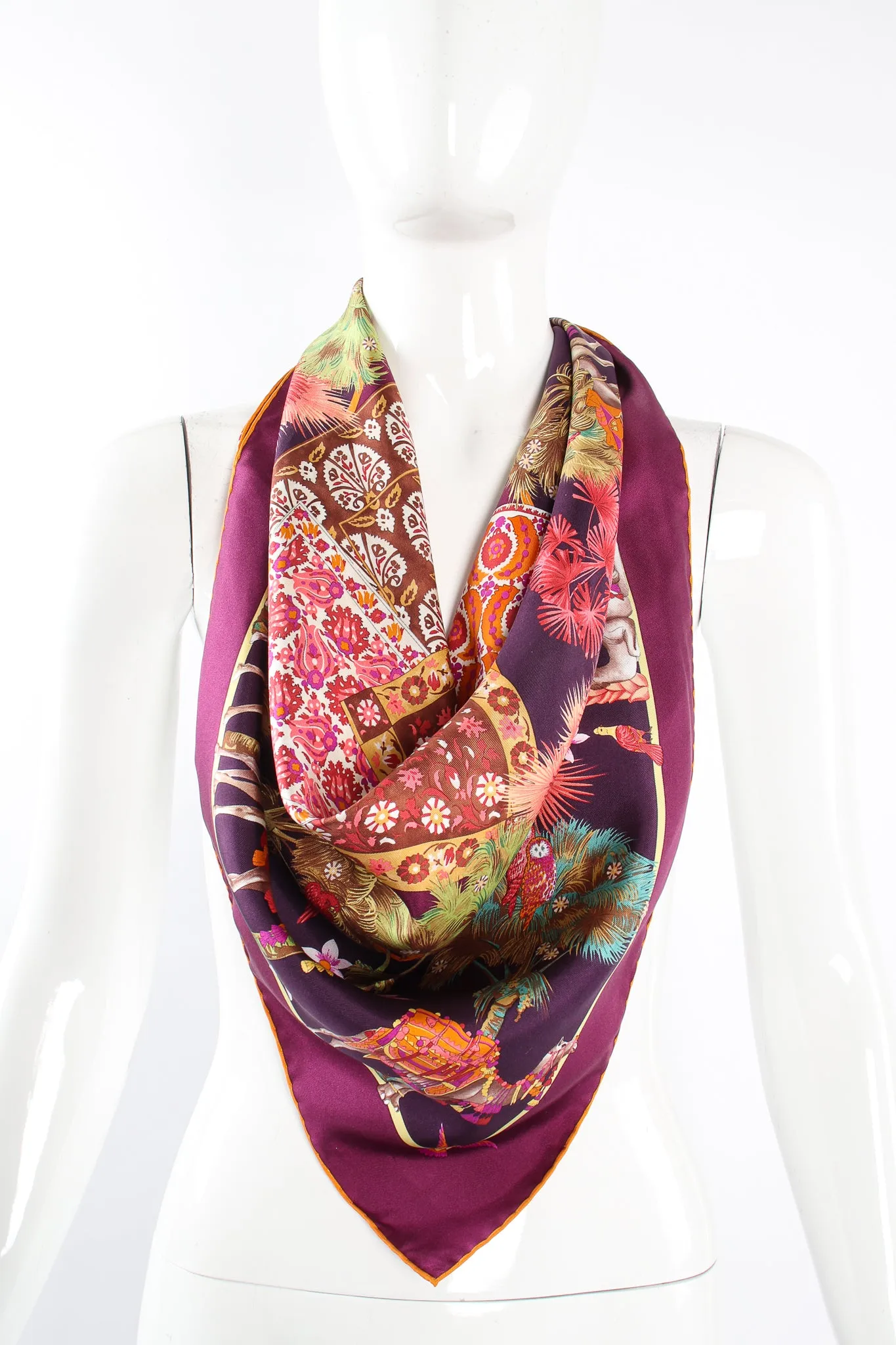 Medina Camel Parade Silk Scarf