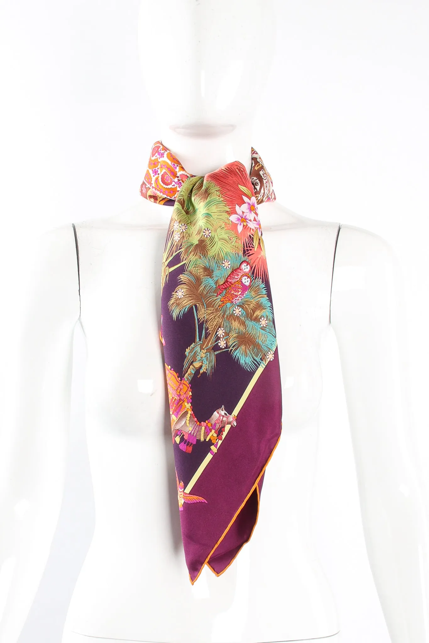 Medina Camel Parade Silk Scarf