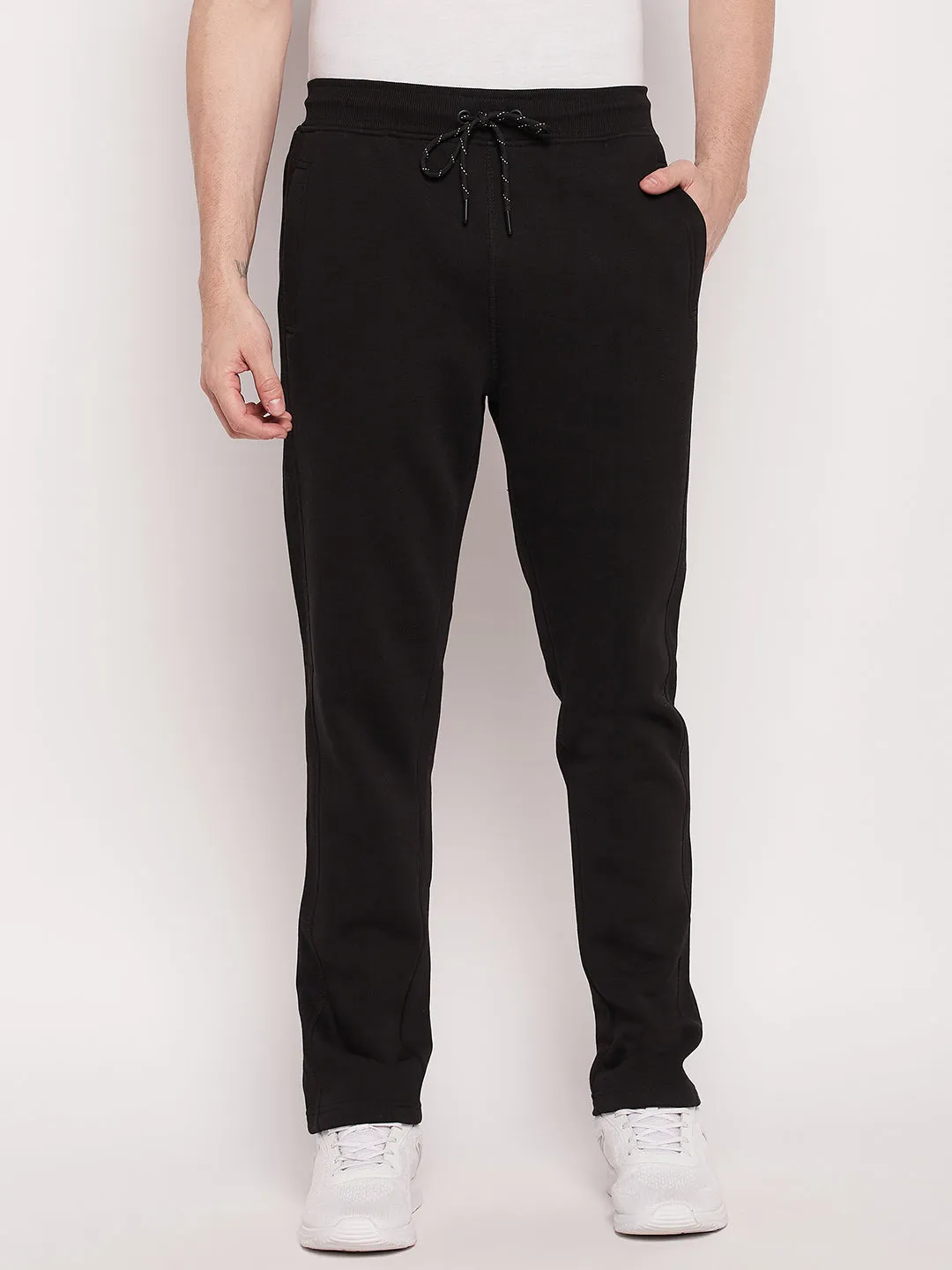 Men Black Trackpant