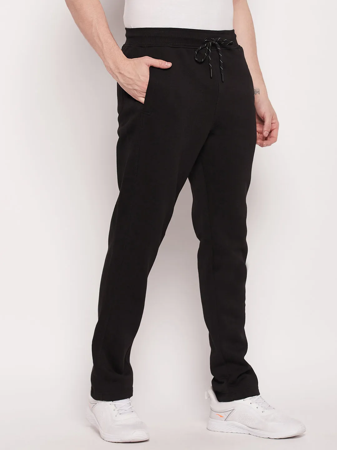 Men Black Trackpant