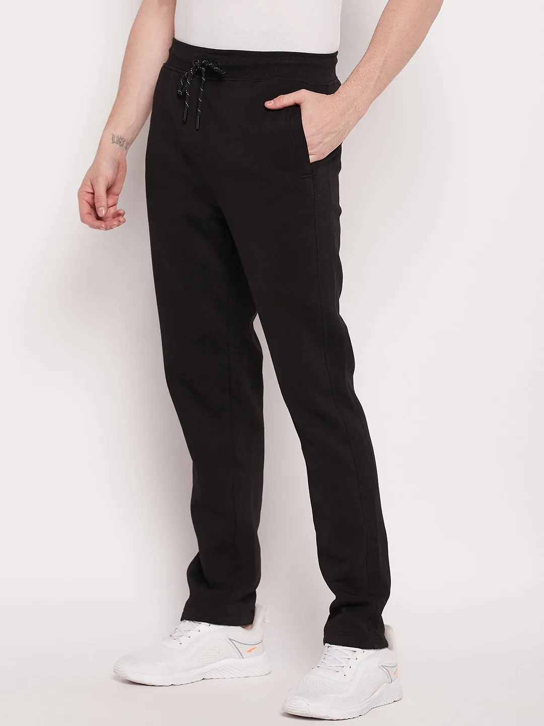 Men Black Trackpant