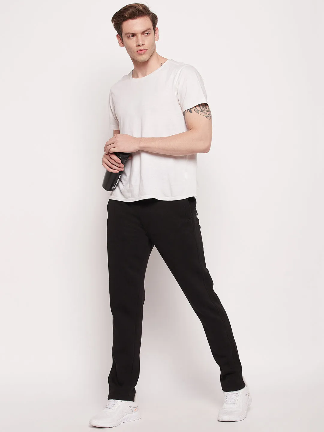 Men Black Trackpant