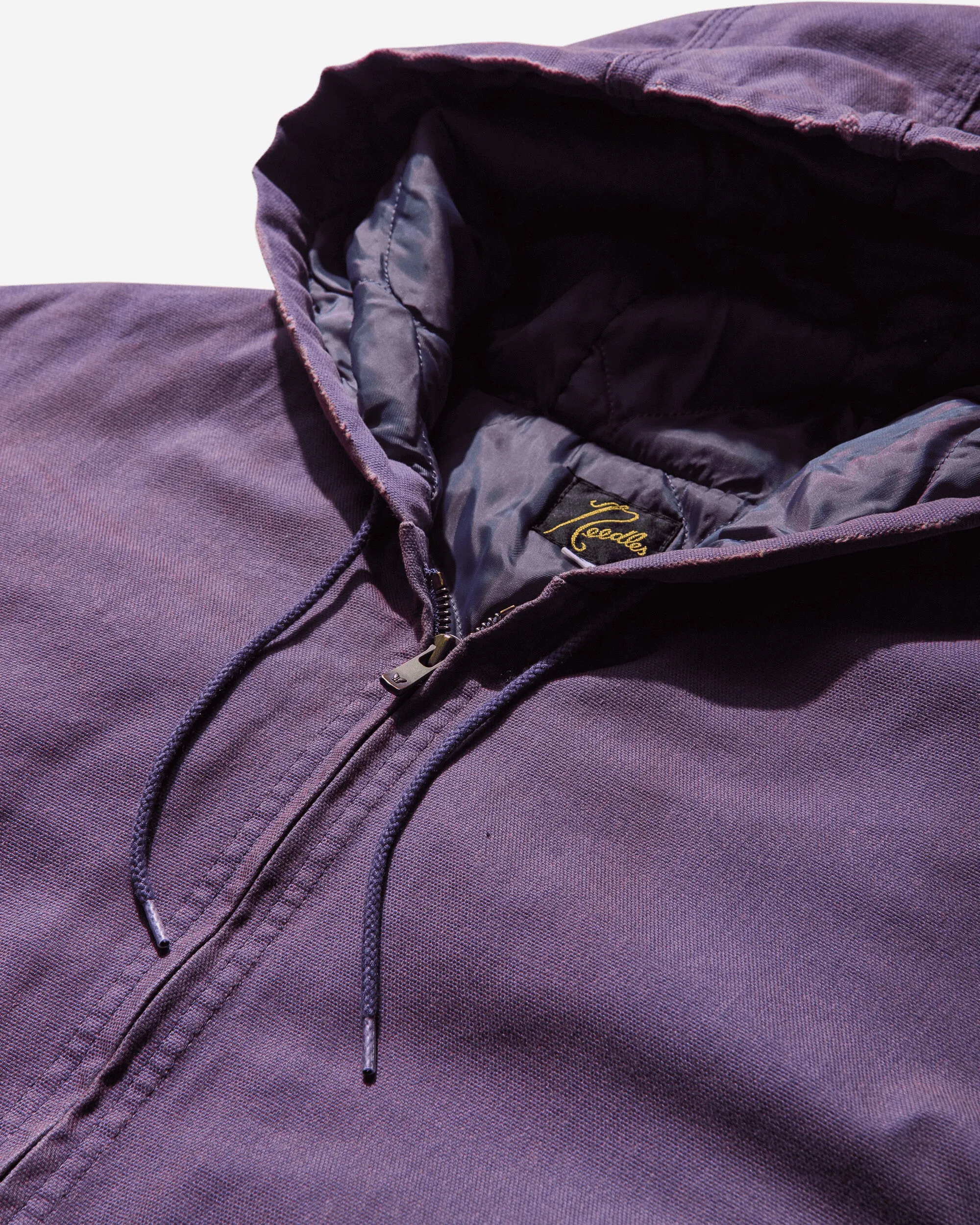 Men's Zipped Work Hoodie Purple