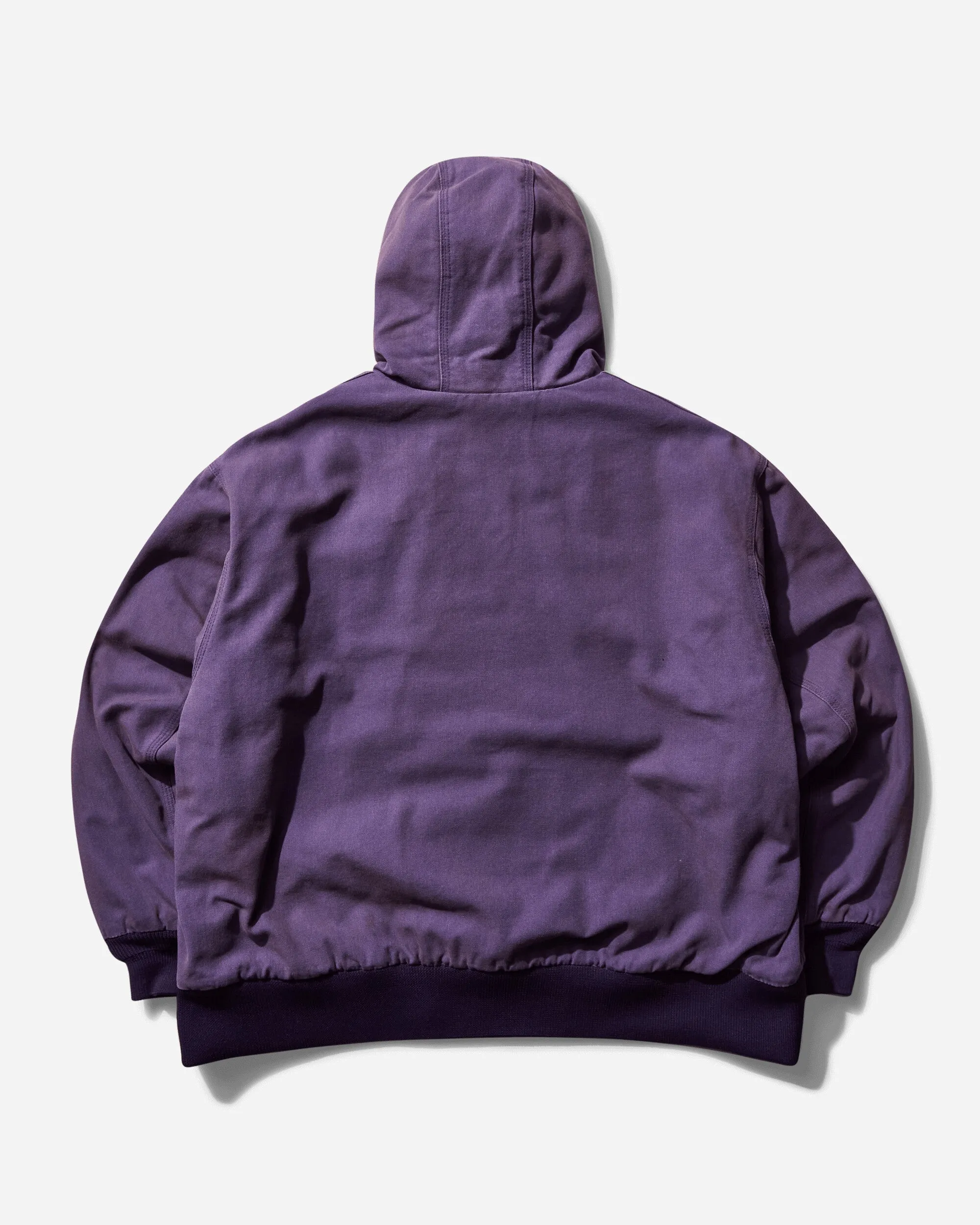 Men's Zipped Work Hoodie Purple