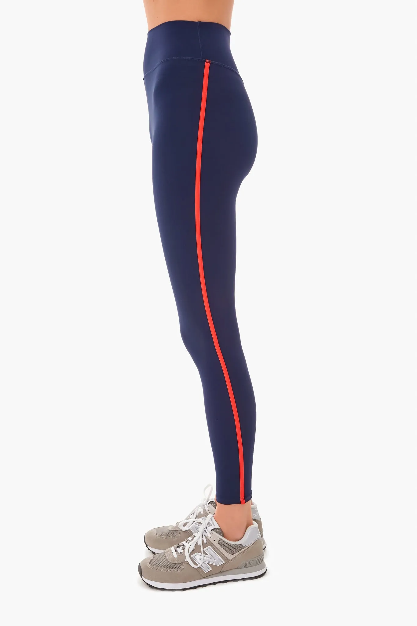 Navy Stripe Pine Legging