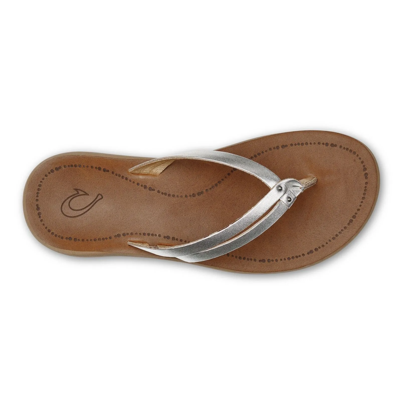 OluKai KAPEHE LUANA WOMEN'S SANDAL-SILVER/SAHARA