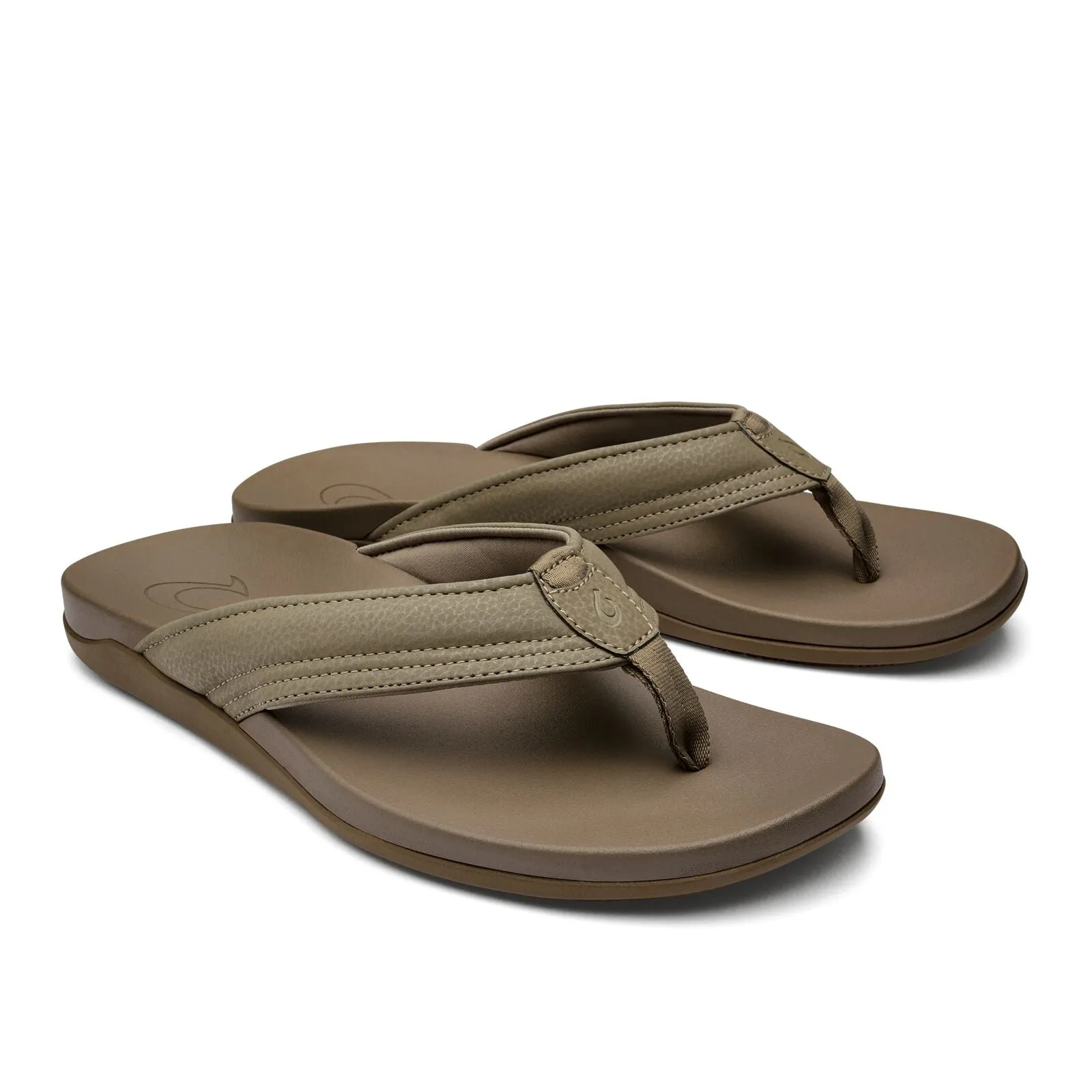 OluKai Mens Maha Sandals-Clay/Clay