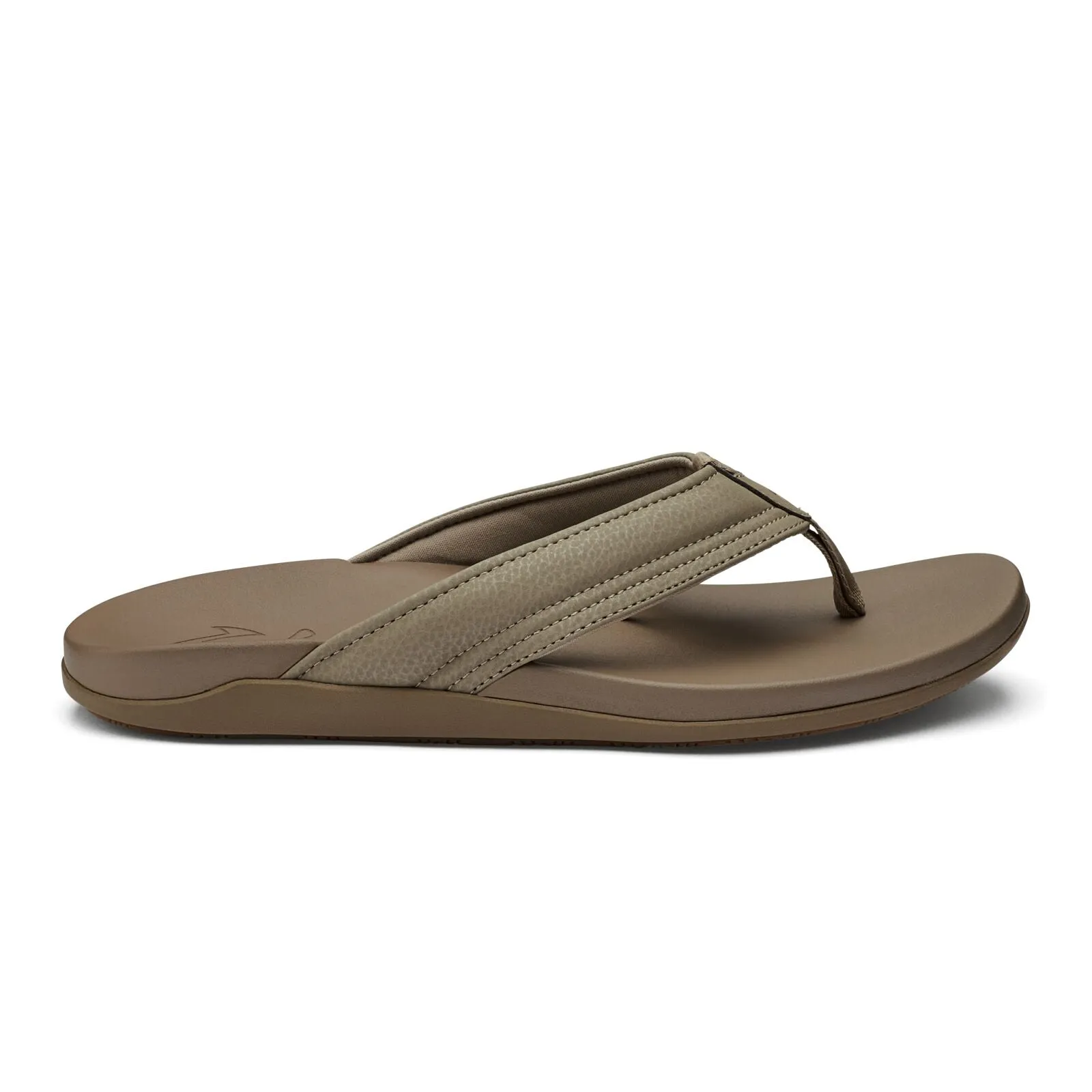 OluKai Mens Maha Sandals-Clay/Clay