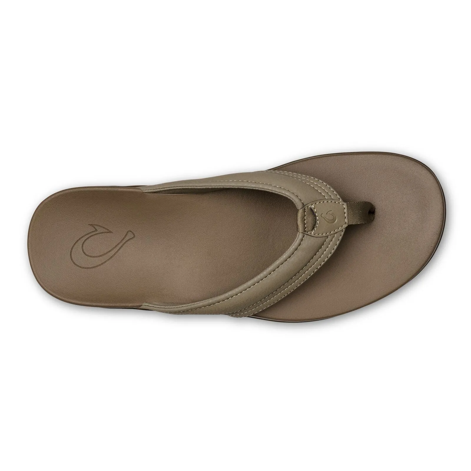 OluKai Mens Maha Sandals-Clay/Clay