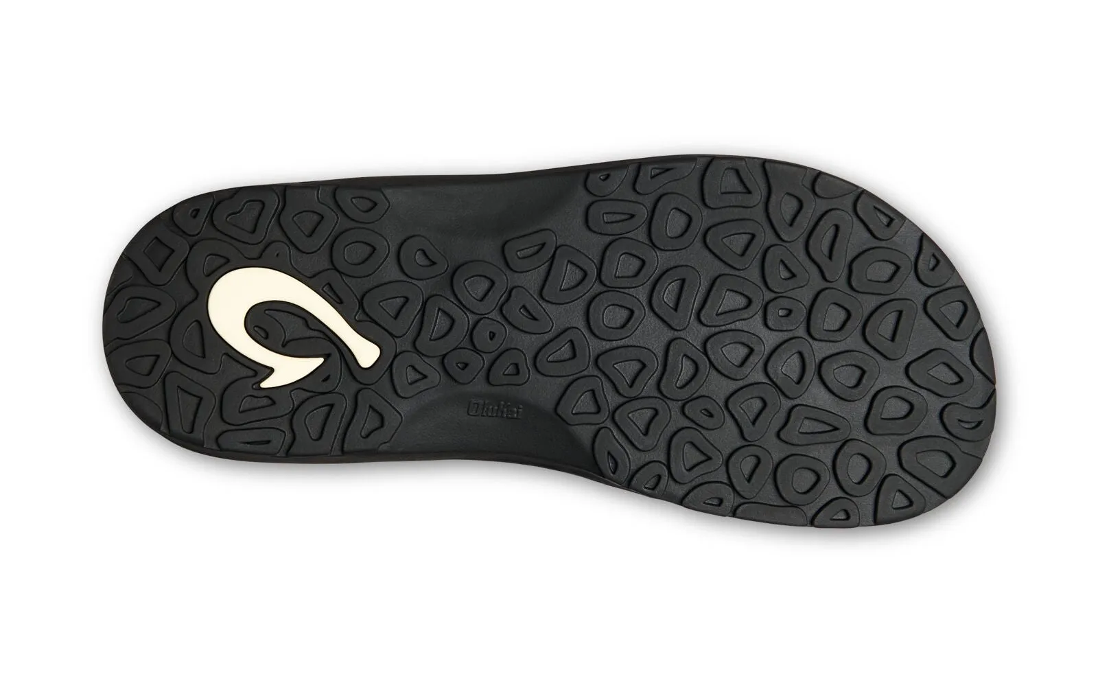 OluKai Mens 'Ohana Koa Sandals-Lava Rock/Lava Rock