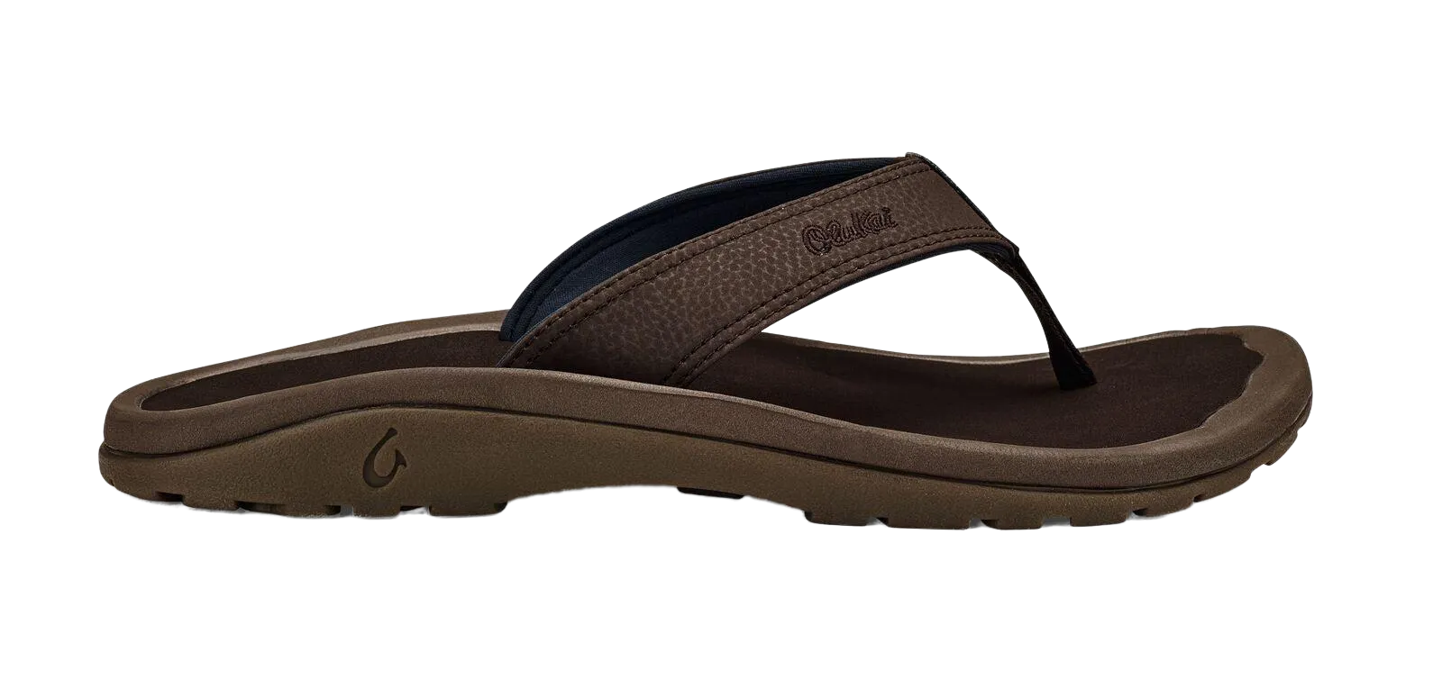 OluKai Mens 'Ohana Sandals-Dark Wood