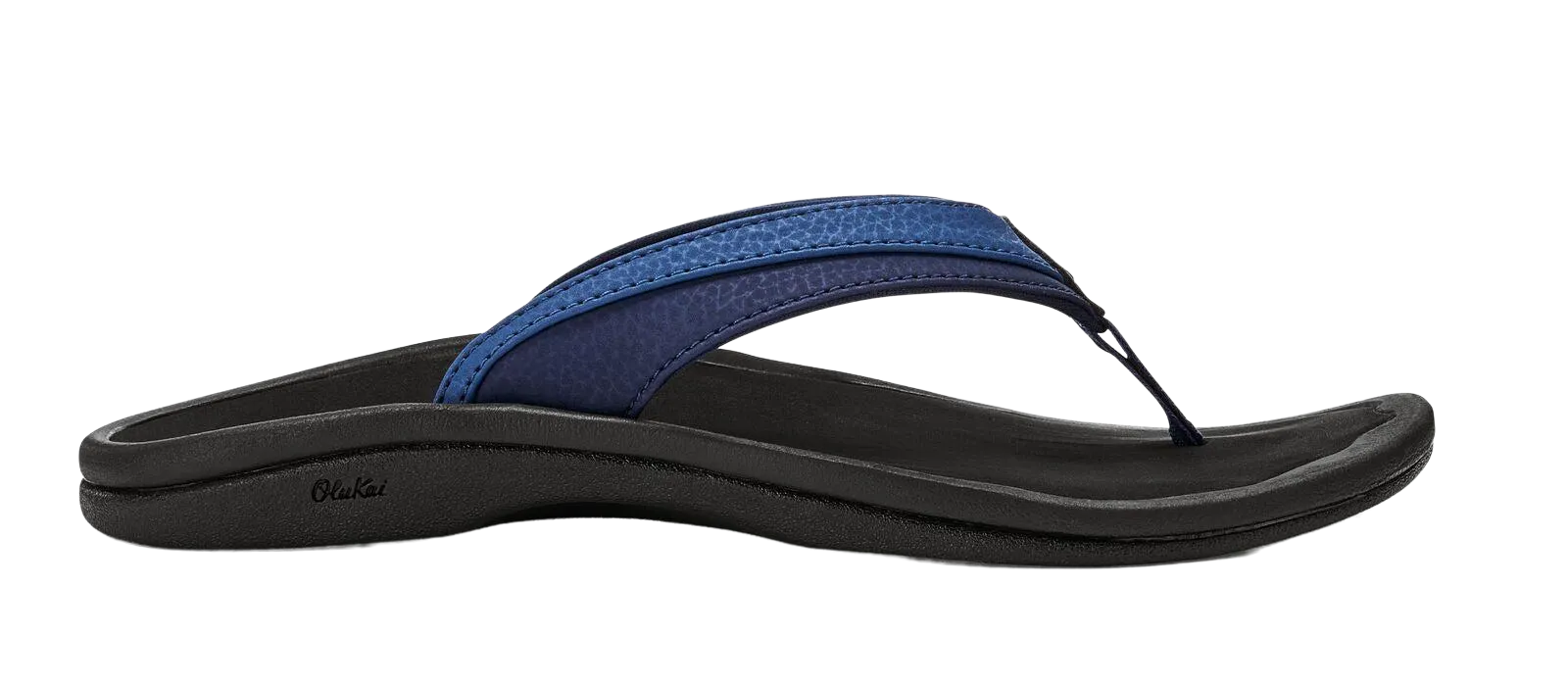 OluKai Womans 'Ohana Sandals-Blueberry/Black