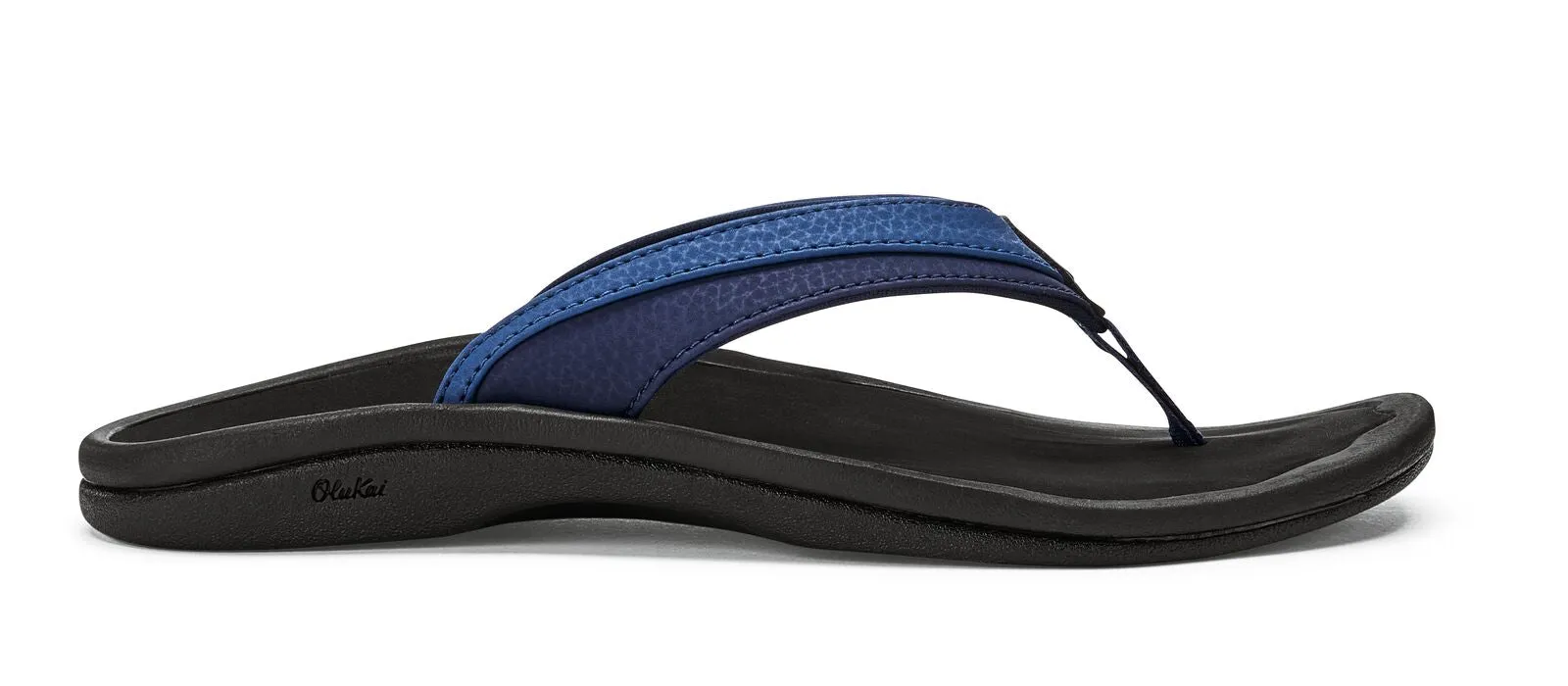 OluKai Womans 'Ohana Sandals-Blueberry/Black