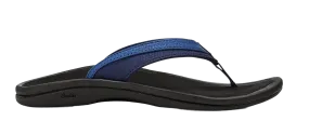 OluKai Womans 'Ohana Sandals-Blueberry/Black