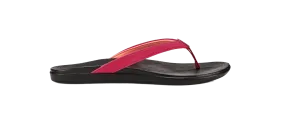 Olukai Women's Ho'Opio Sandals-Deep Magenta/Black