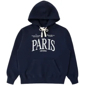 Paris Ontario Fleece Hoodie Navy - Unisex