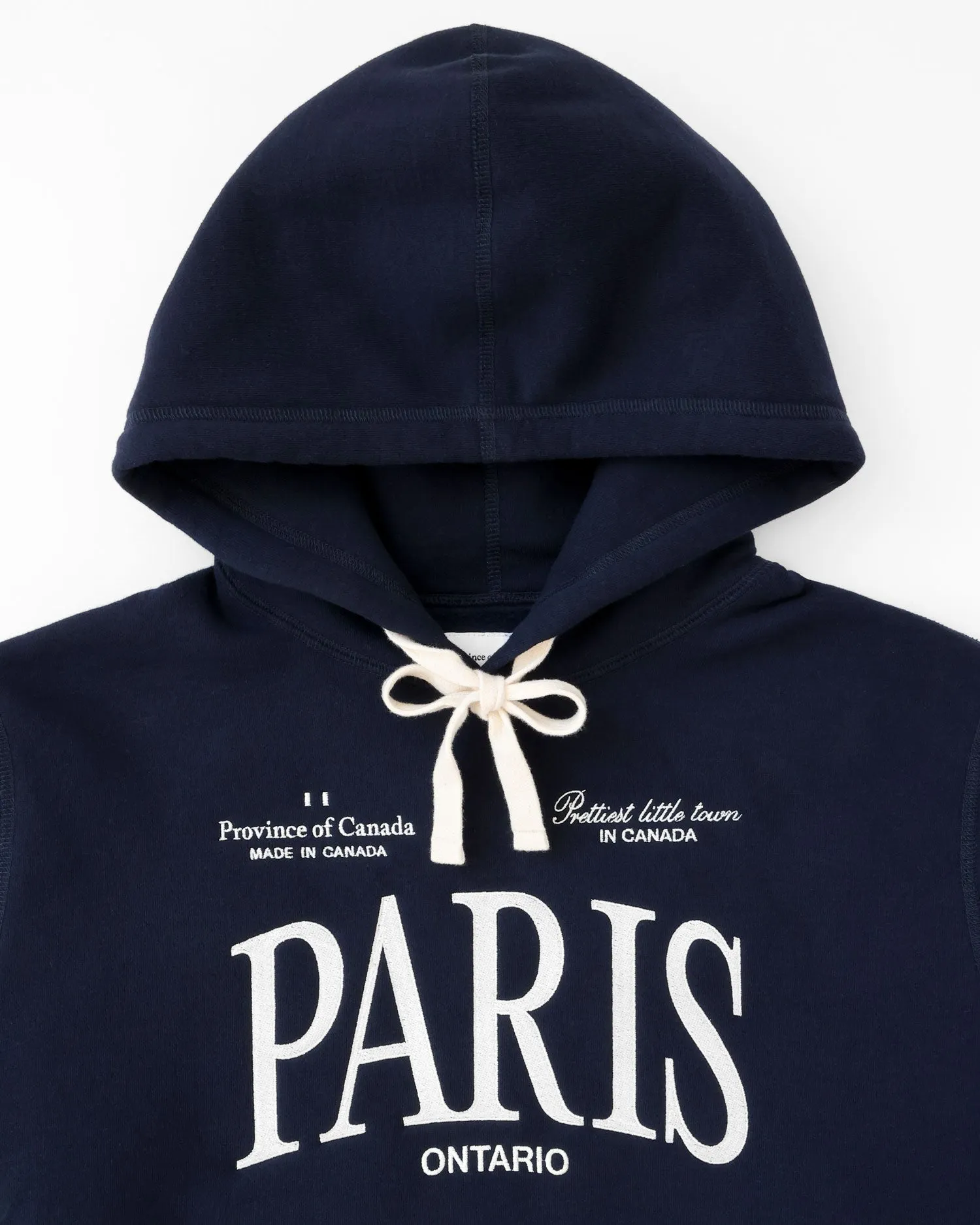 Paris Ontario Fleece Hoodie Navy - Unisex