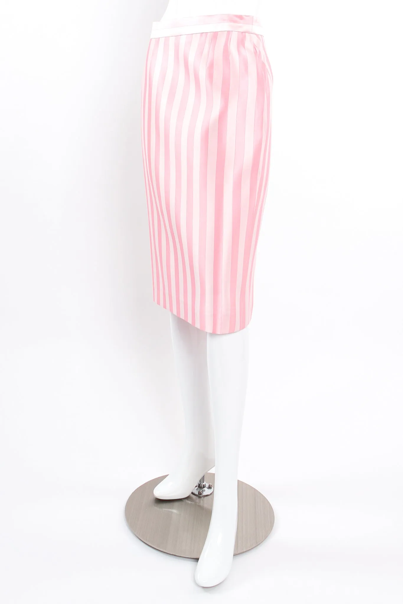 Pink Candy Stripe Skirt