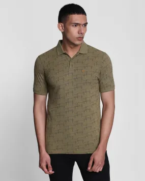 Polo Olive Printed T-Shirt - Tern