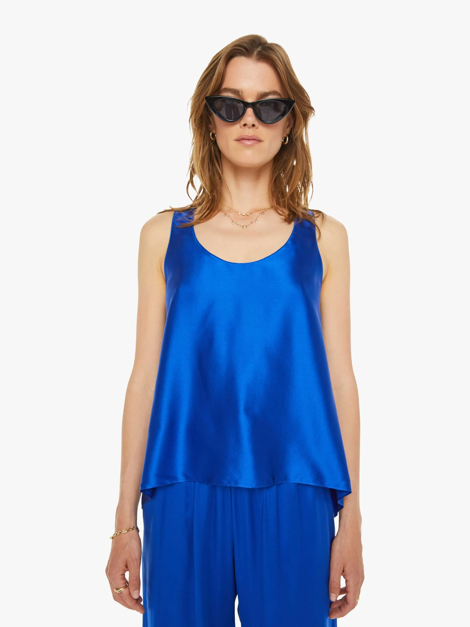 SABLYN Lou One-Piece Scoop Neck Tank - Lapis