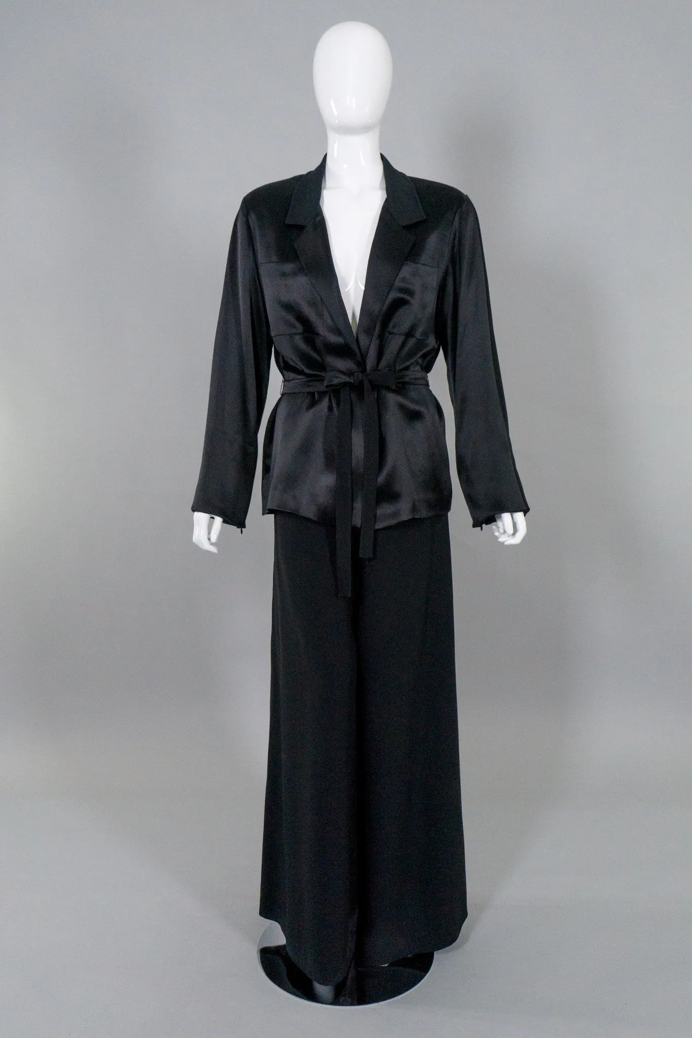 Satin Smoking Jacket & Pant