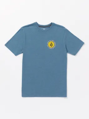 Shaped Up Short Sleeve Tee - Stone Blue Heather