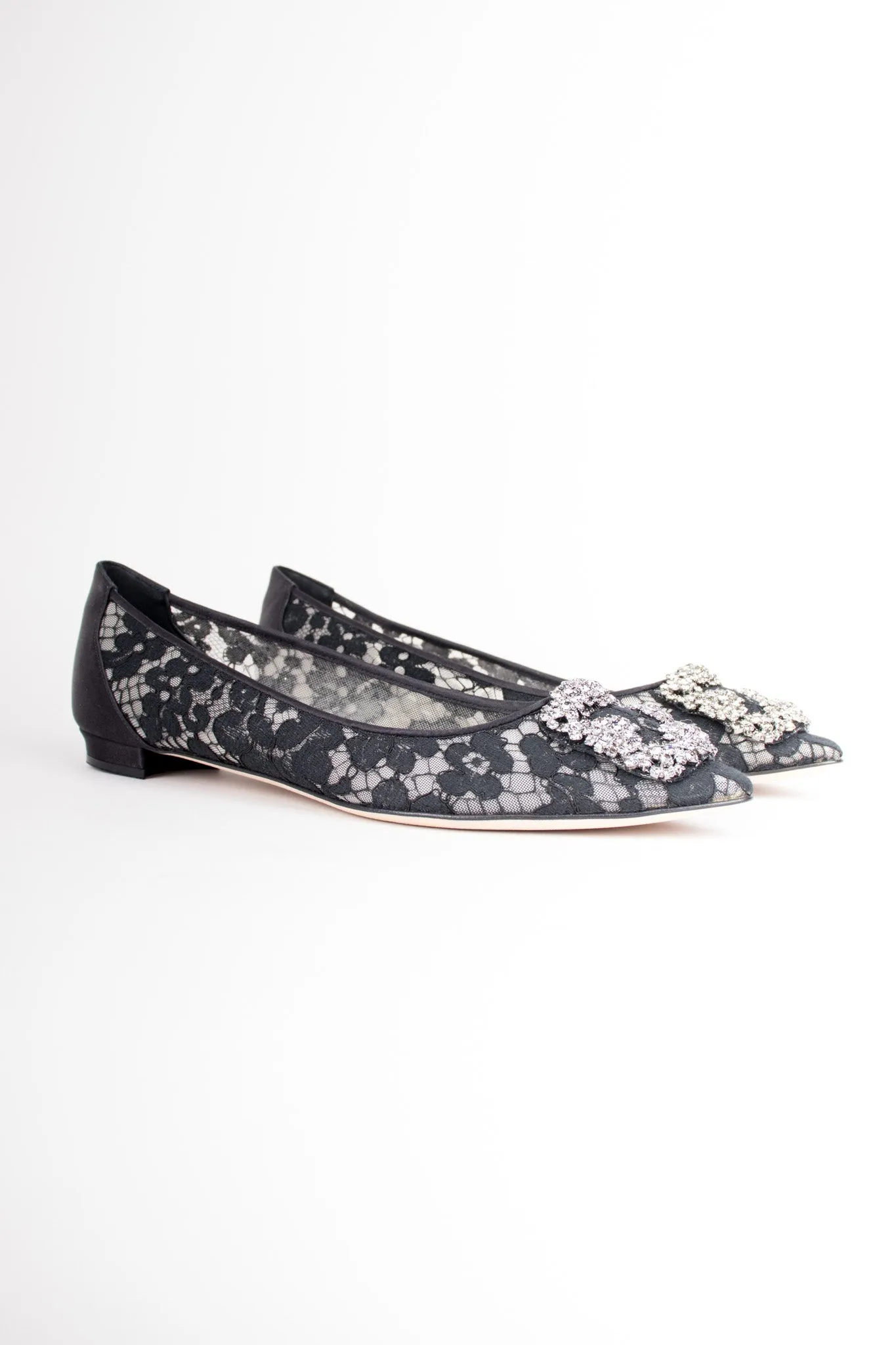 Sheer Lace Hangisi Flats