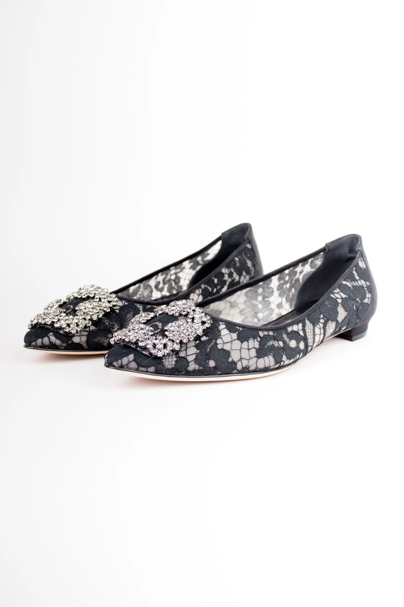 Sheer Lace Hangisi Flats